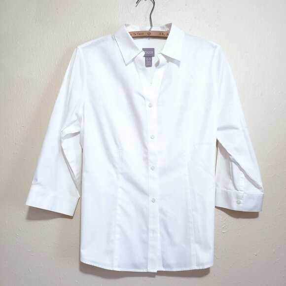 Chico's Tops - Chico's White Shirt Size 0.5 NWT